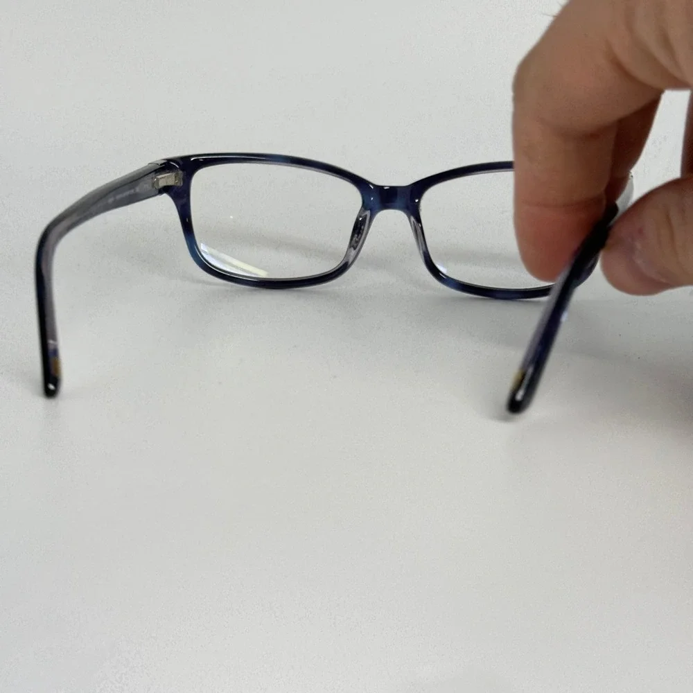 Anne Klein‎ AK5041 505 Plum Tortoise Eyeglasses Frames 52-16-135 Lion Logo Blue